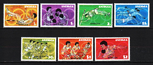 Барбуда, 1976, Летние Олимпийские игры Монреаль, 7 марок